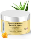 Clearbody Organics Manuka Honey Cream - 2 fl oz, Pack of 1 - Sooting Ecema Cream - Deep Hydration with Cholution Oatmeal - Instant Manuka Relief for Dry, Ichy Skin