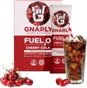 Gnarly Nutrition Fuel2O Electrolyte אבקת Packs, צ'רי קולה - פתרון אלקטרוליטי, דלק, כניעה, ושיקום - דלק2O Endurance Nutrition - Cherry Cola, 10Pack