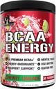 EVL BCAAs Amino Acids Powder - BCAA Energia Pre Workout Powder Muscle Recovery Lean Growth and Endurance - Rehydrating Post Workout Recovery Drink with Natural Caffeine - Cherry Limeade