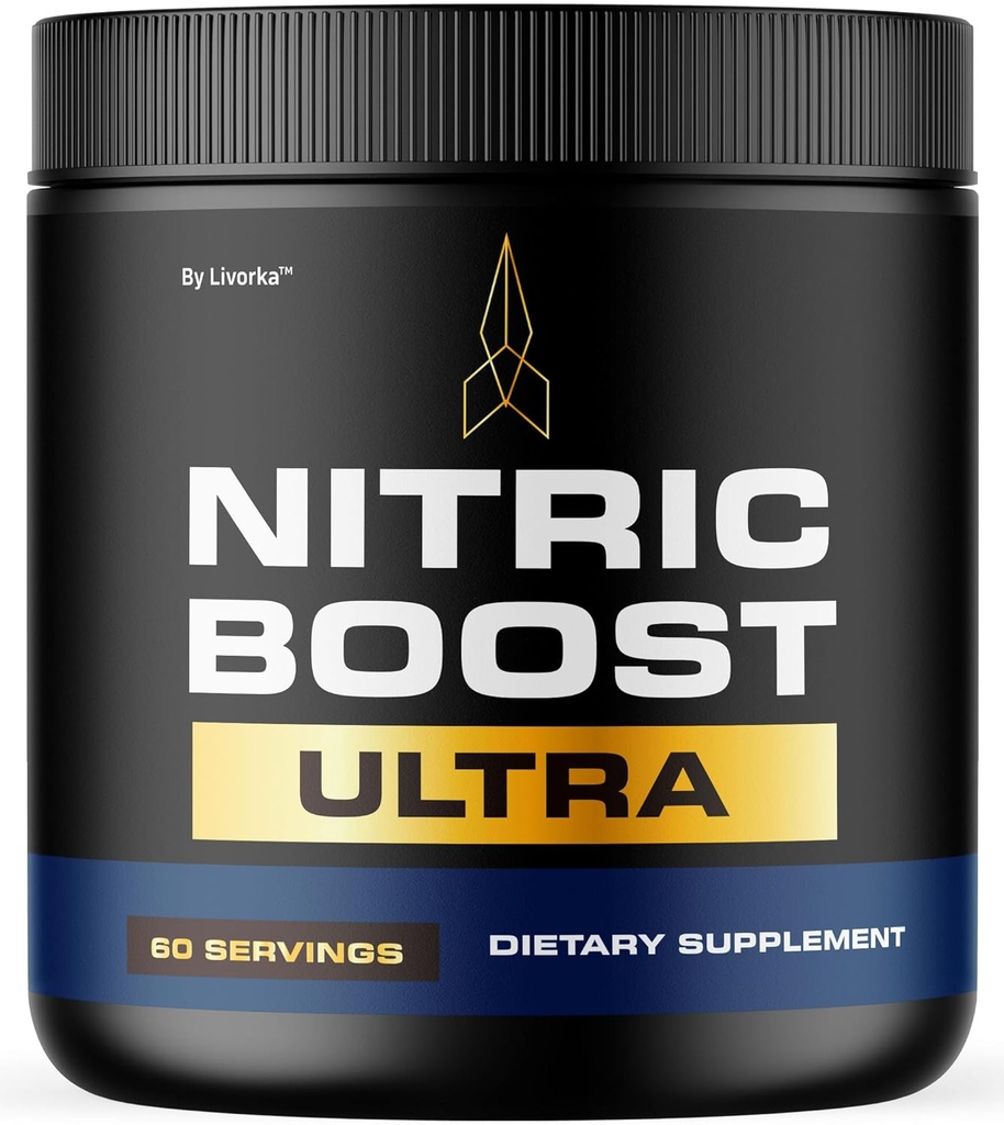 LIVORKA Nitric Boost - Kişilər üçün Nitric Boost Ultra Purple Toz, NitricBoostUltra Toz, Boost Enerji və Support Active Lifestyles, 60 1 ay üçün xidmət