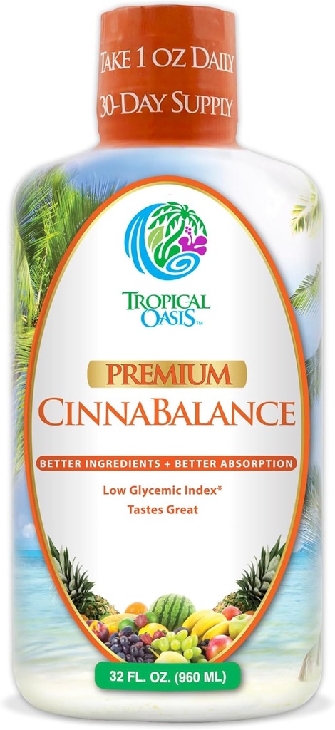 Cinnabalance — Liquid Cinnamon supplement w/ Cinnamon Bark, Aloe Vera, Ginger Root, Green Tea & Antioxidants - 32 oz, 32 servings