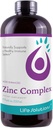 Life Solutions Zinkcomplex - Zink Gluconaat en Koper Gluconaat voor optimale Immuun Ondersteuning en Gezondheid - Hoge Absorptie Formule - Liquid 8oz-