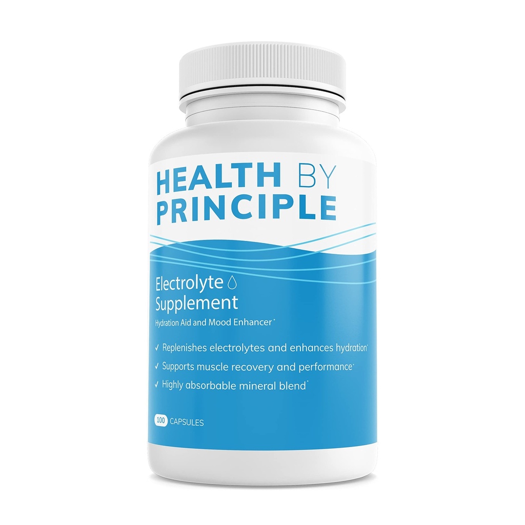Electrolyte Capsules – Sodium & Potassium Hydration Supplement – No Sugar, No Sweeteners, No Flavoring, No Iodine – 100 Vegan Capsules