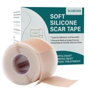 Scar Sheets Scar (1.6 "x 79" Roll2M), Silicone Scar Tape untuk Perlakuan Removal Scar Scar Scar Yang Bisa Dipakai Strips untuk C-Section, Keloid, Burn, Acne, Luka Bedah