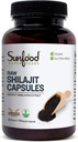 Thức ăn siêu thực phẩm mặt trời Shilajit Capsules - Silajit Restin cho phụ nữ và đàn ông, cổ đại của Hy Mã Lạp Sơn với axit Fulvic, Minerals, Shilajit Powder Pills - 90 Capsules