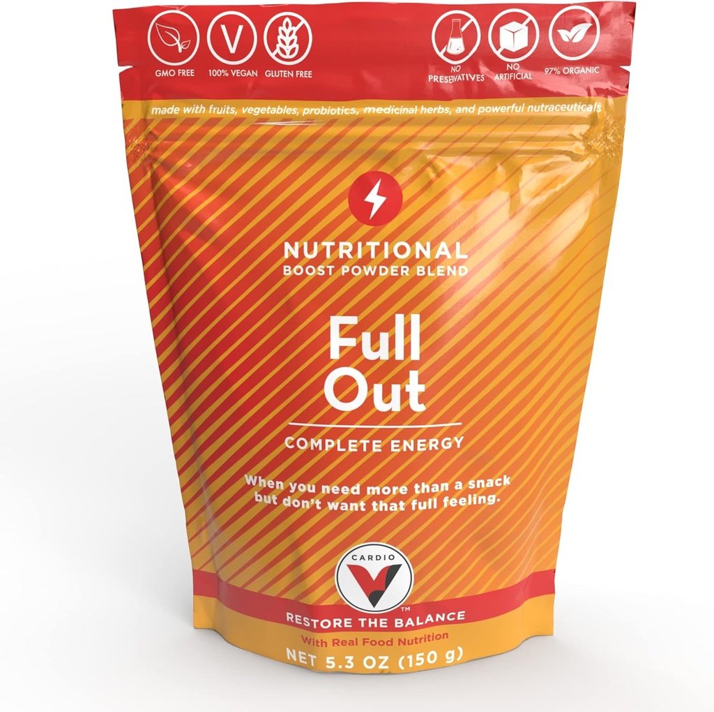 FullOut - 30 Servings Nutrient-Packed Daily impulsuri pentru Jitter-Free Sustainable Energy Îmbunătățește performanța generală a corpului și perseverența sporește sănătatea generală și imunitatea