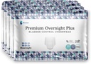 Unisex Premium Overnight Plus는 내복을 풀기 때문에 - 극적으로 흡수성, 부드럽고 편안한 야간 누출 방지 - 흰색, XX-Large - 6 컵을 흡수 - 10 카운트