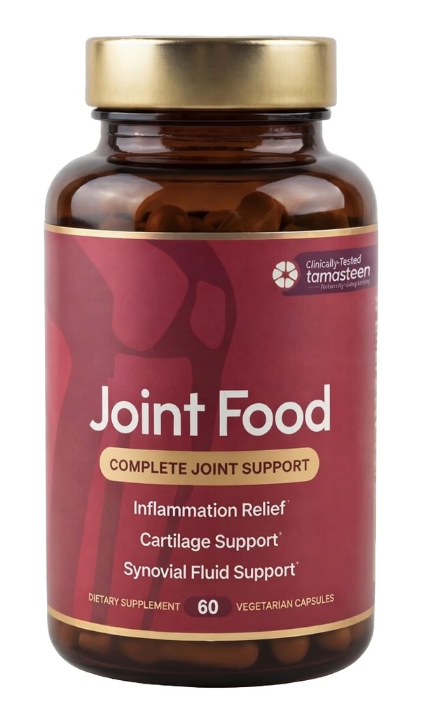 Joint Food with Tamasteen™ | Clinical Joint Supplement for Men & Women | Patented 3-Plant Complex | Orthopedic Surgeon Dr. Diana | Reduces Pain, Stiffness & Improves Flexibility