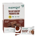 Supergut GLP-1 Booting Prebiotics Bars, Chocolate Brownie - Gut Healthy Protein Sncks i Esmorzar Bars - Keto- Amicly Meal Sachs (12 Count)