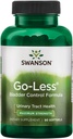 Swanson Go-Less Bladder Control Formula - Spodbuja Zdravje sečilnega trakta in zdravo Bladder Podpora - Naravni dodatek za odrasle z ekstraktom bučnega semena - (90 Softgels) 1 Pack
