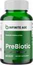 InFINITE AGE Prebiotic כמוסות, 60 Count - Premium FOS Pre-biotic סיבים תוספת עם Chicory ו Acacia - בריאות מזיקה לנשים