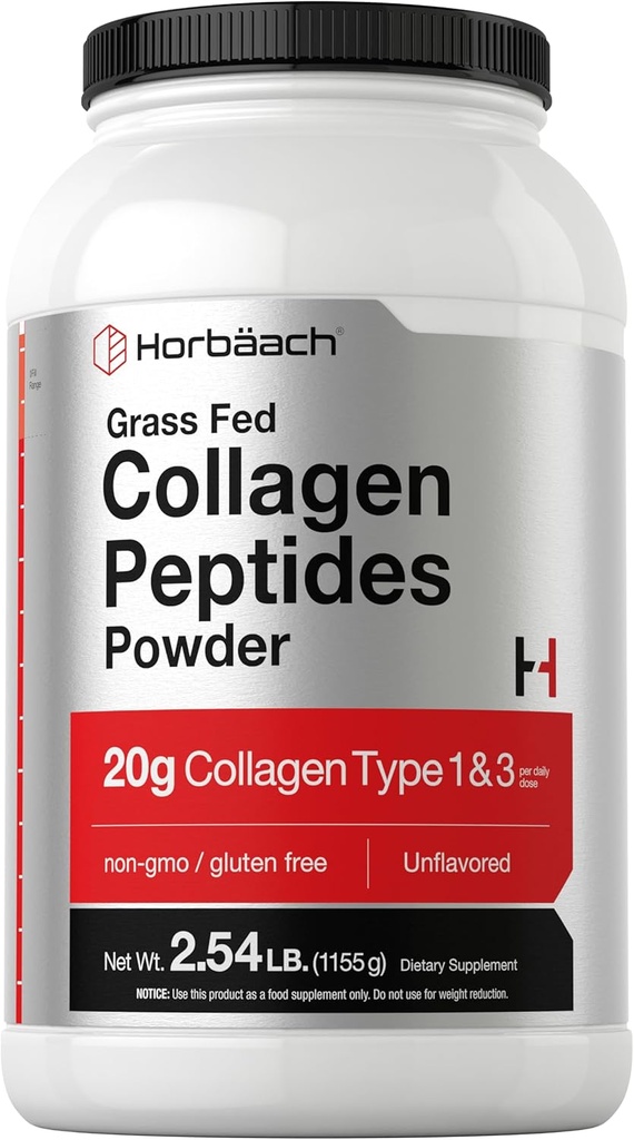 Horbaach Colgen Peptides Powder 40 oz oz oz không bao giờ được cung cấp cho nam và nữ loại cỏ I & III không-GMMO, Gluten miễn phí phụ phí