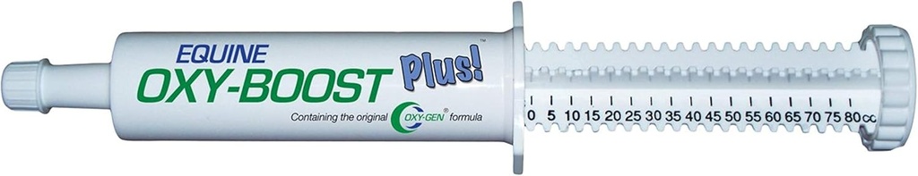 Oxy-Gen Oxy-Boost Probiotic Electrolyte Paste hevosille . Sisältää E-vitamiinia, Omega 3, Omega 6 ja Octacosanol parantaa suorituskykyä. Valmistettu Yhdysvalloissa