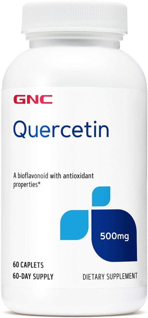 GNC Quercetin 500mg Supplement, 60 portioner