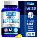 NSF Certified Berberine Supplement, 1200mg, Pure Max Strength Berberine HCL - 60 Vegetarian Capsules (Gluten Free, Non GMO) - 30 Servings by WeLikeVitamins