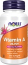 JETZT Nahrungsergänzungsmittel, Vitamin A (Fish Liver Oil) 25.000 IU, Essential Nutrition, 250 Softgels