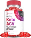 Justiced Laboratories Destiny Keto ACV Gummies Extreme 2000MG Destiny Keto Gummies Advanced Formulės Apple Cider Vinact with Pomgranate Beet Juice Mills B12 Vegan Non GMO 60 Gummys