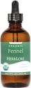 Herb Lore Organic Fenikel Seed Tincture - Upokojuje plyn a Bloating - Laktačná podpora Doplnková - 4 fl oz