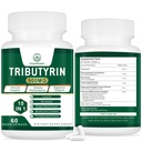 Tributyrin Supplement - Butyrate Precursor for Gut Barrier Support, Leaky Gut Support, Digestion 60 Count
