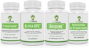 VitaMonk Resveratrol, Pterostilbene, Alpha GPC și Uridină Bundle - Longevity and Brain Boosting Stack