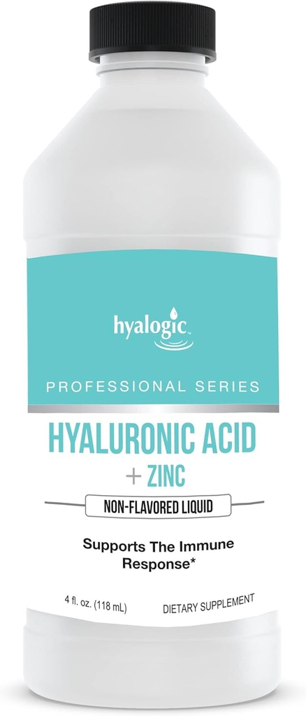 Hyalogic Zinc suplementari per a la implementació Immune (4 Oz) - Daily Mad Media Madlessloid w/Hyalurical Active Heyberyn Imne Zincliquid per a les dones i el Guten Free, Cruelty Free