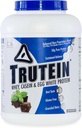 Body Nutrition Trutein High Protein Powder: 45% Whey, 45% Casein, 10% Egg White, Gluten-Free, Low Sodium, Grass Fed Whey Protein Powder, Gym Supplement & Breakfast Shake, Chocolate Mint, 4lb