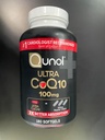 Qunol CoQ10 100mg Softgels Ultra 3X Mellores suplementos de coencima de absorción Q10 - Suplemento antioxidante para a produción de Vascular e Heart Health & Energy - 6 meses de subministración - 180 Condes