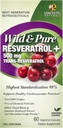 טבעי Genceutics Wild & Pure Resveratrol Vegetarian קפסולות, 60-Count | קידום בריאות הלב | Anti Ageing | Total Wellness