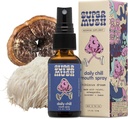 SuperMash Daily Chill Mouth Spray - Mushroom Spray Suplement Reishi - Hibiscus & Ashwagandha Mixed Mushroom Extract Pure Liquid Spray - Stress Relief, Relaxing & Calming - 30ml Organic Lion 's Mane