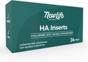NewLife Naturals Acid Hyaluronique Suppositoires vaginales pour les femmes, Hydratant vaginal, Déshydratation Irritation Désagrément, Postpartum, Ménopause Relief & Support, 24 Inserts, 2 mois d'approvisionnement