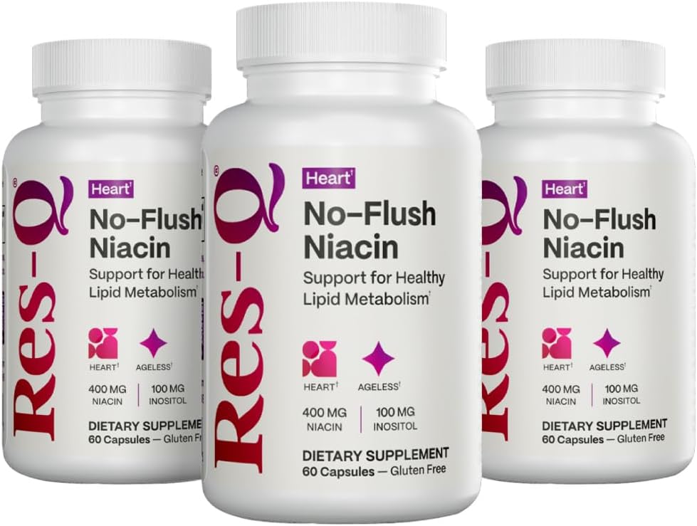 Res- Q No- Flush Niacin (korábban HDL +) 60 kapszula, 3- Pack