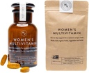 Movita Women's Daily Multivitamin Bottle & Pouch Bundle - Organic Fermented Whole Foods for Enhanced Energy, Immunity & Vitality - Vegan, Gluten-Free, Non-GMO