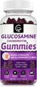 Glukozamin Chondroitin Gumies z MSM & Elderberry – Dodatna moč Mobilnost in prilagodljivost Podpora, Antioksidant Imunski dodatek za ženske in moške
