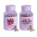 Lemme Burn & Debloat Capsule Bundle - Metabolism & Fat Burning + Debloat Capsules for Bloating & Gas Relief, Probiotics & Prebiotics - Gluten Free, Non-GMO - 60 Ct. Each
