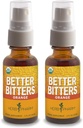 Herb Pharm Better Bitters Certified Organic Digestive Bitters, Orange, 1 Once (paquet de 2)