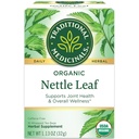 Traditional Medicinals Organic Nettle Leaf Herbal Tea, Supports Joint Health & Overall Wellness, (Pack of 2) - 32 Tea Bags Total