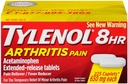 Tylenol 8 Hour Arthritis Pain Reliever Fever Reducer Extended Release Caplet, 225 Count
