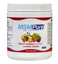 KALA HEALTH MSMPure Fruit Punch Flavored MSM Powder Coarse Flakes, 1 lb | OptiMSM Powder Supplement, US-Sourced MSM, Organic Sulfur, Vegan, Joint Comfort & Mobility, Skin Appearance, Hair & Nails