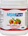 KALA SAĞLIĞI MSMPure Fruit Punch Flavored Coarse MSM Toz Flakes - Anonim Flexability, Skin Görünüş və Saç & Nail Support - 1 lb, ABŞ Made, Distilled Crystals