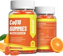 CoQ10 Gummies 200 mg, Vegan Supplement for Energy Production, Non-GMO, Gluten Free (120 Gummies)