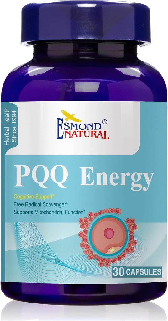 PQQ Energy (Free Radical Scavenger. Поддържа митохондриална биогенезична функция), GMP, Natural product Assn Certified, Made in USA - 30 капсули