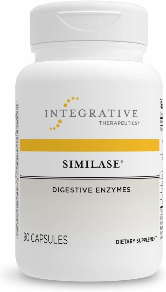 Integrative Therapeutics Similase - Integratore Digestivo per Adulti - Supporta Digestione e Assimilazione dei Nutrienti* - Dairy-Free & Vegan - 90 Count (45 Serve)