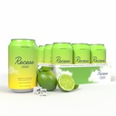 Recess Mood Lime Citrus Functional Sparkling Water, Magnesium & Adaptogen Infused Sparkling Water, 12 Fluid Ounce (Pack of 12)