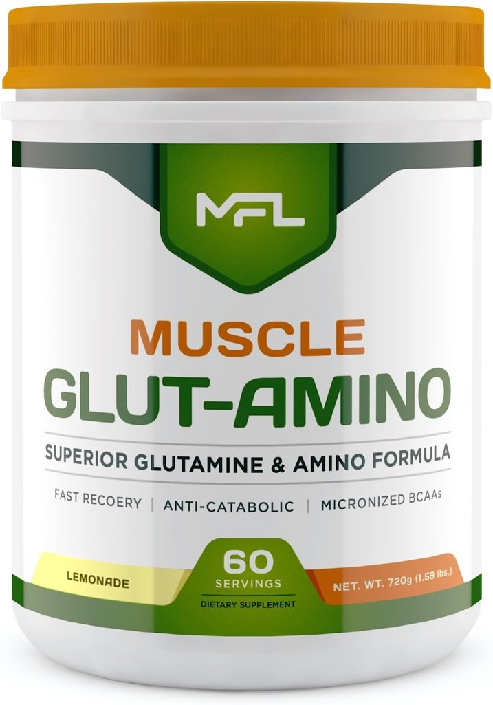 Glut- Amino Glut- Amino; Glutamina Complex 124; Amino Complex 124; 0 Sugar 124; Sweetened with Stevia Glut- Amino; All- Natural Glut- 124; 60 Servings (Lemonade)