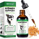 Axuda de Kidney para cans, 60ML,Kidney Support Supplement Treats,Supports Immune & Urinary & Kidney Health Function & Regular Urination, 100% Suplemento de herbas naturais