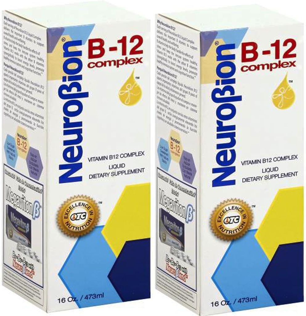 Neurobion vitamín B12 komplex 16 Oz Tekutá Citrusová aróma 2 balenie