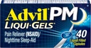 Advil PM Pain Reliever and Nighttime Sleep Aid, Pain Medicine with Ibuprofen for Pain Relief and Difenhydramine Citrát for a Sleep Aid - 40 Coated Caplet