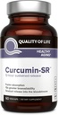 Calidad de Vida Curcumin-SR - Envejecimiento saludable, Apoyo a la Inflamación - 60 Vegicaps