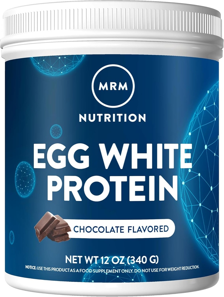 MRM Nutrition Egg White Protein Dex124; Chocolate Flavored Dex124; 23g Fedtfrit Protein Dex124; med fordøjelsesenzymer Dex124; Højeste Biologiske Værdi Dex124; Klinisk Testet