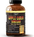 Có chủ đích là Bare Apple Cider Vinegar với Mẹ Capsules - ACV Capsulesles với Ginger, chanh, Cayenne và Inulin - Keto Friendly và Gluten miễn phí cho năng lượng, Immunity và Gut Health - 120 Capsules